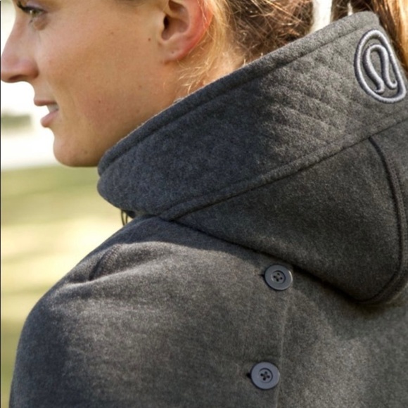 Sz2*Rare*Lululemon Special Edition Scuba hoodie detachable sleeves deep coal EUC - Picture 5 of 16